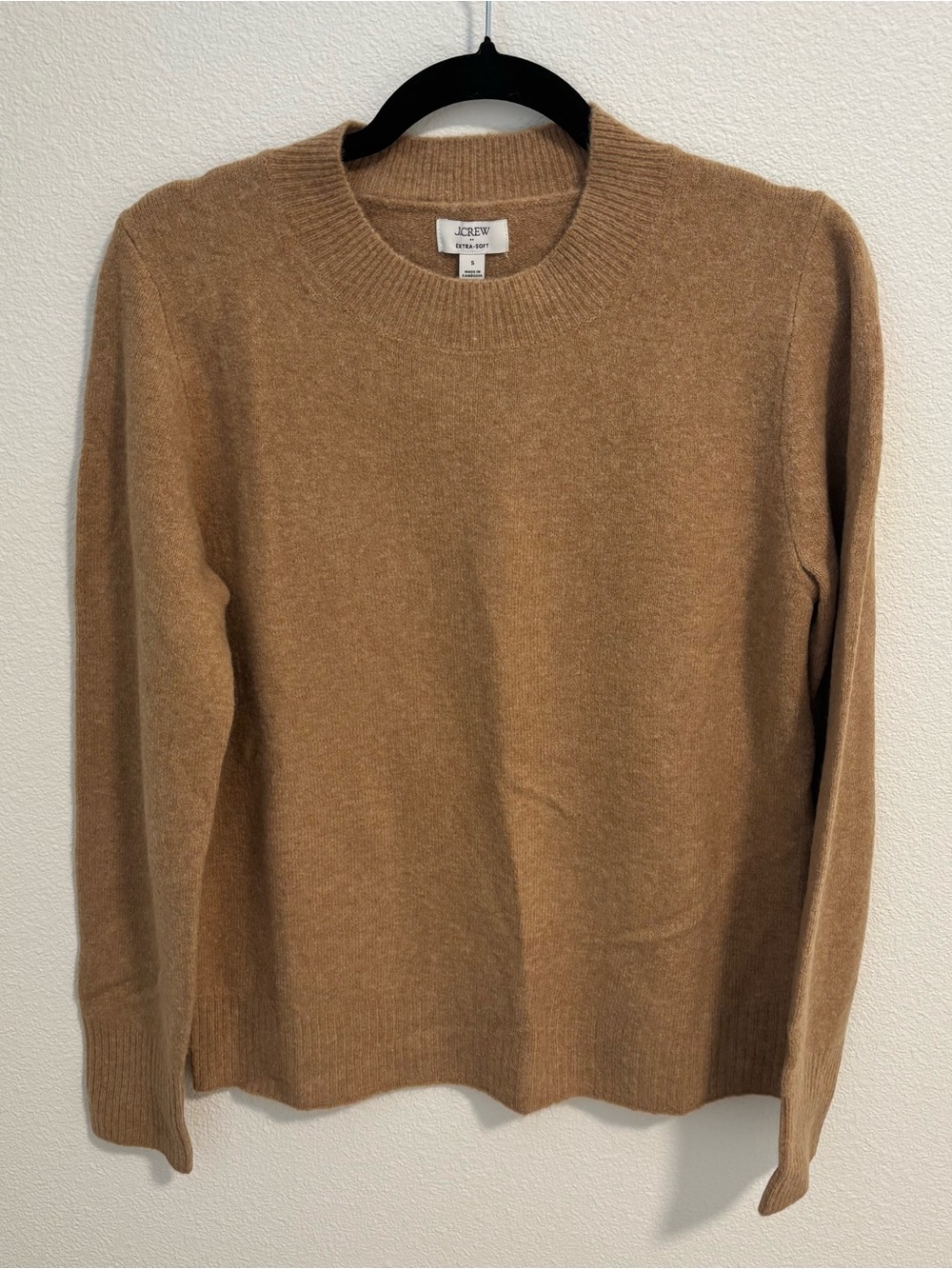 J. Crew Camel Crewneck Sweater